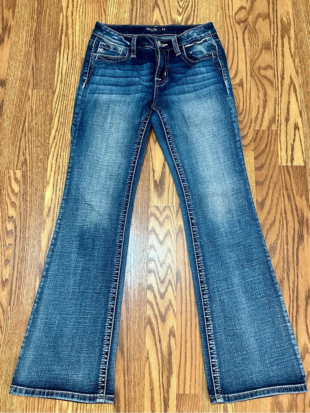 Miss Me Girls Bootcut Stretch Jeans 12